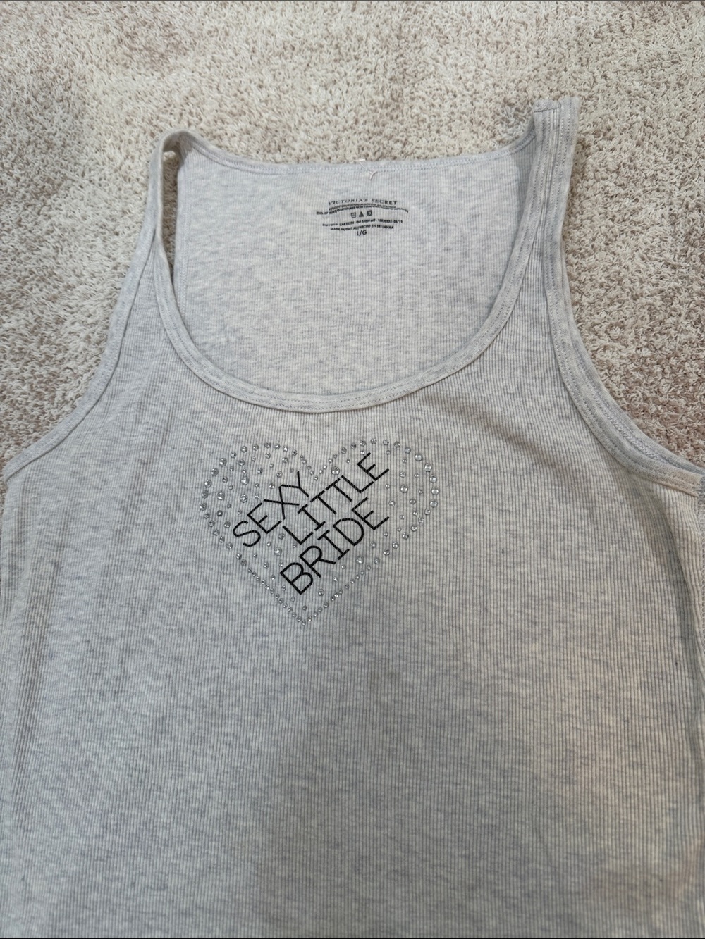 NWOT vintage Victoria’s Secret “sexy little bride” tank top